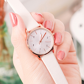 Đồng hồ nữ Julius Hàn Quốc JA 1253A dây da mặt tròn trắng sang chảnh ĐHĐ27703