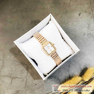 dong-ho-nu-bs-bee-sister-day-kim-loai-mat-vuong-dinh-da-vang-hong-dhd17003