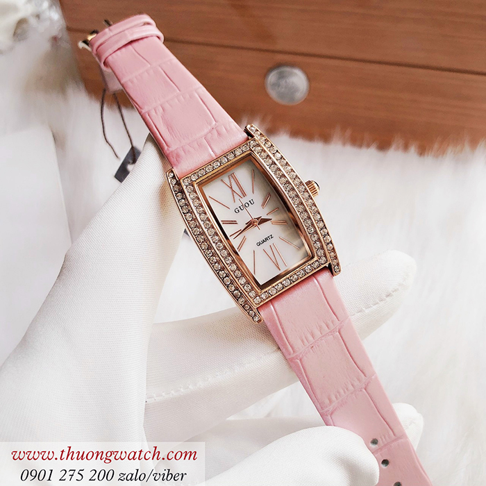 dong-ho-guou-8225-day-da-mat-chu-nhat-oval-dinh-da-hong-pastel-dhd43002