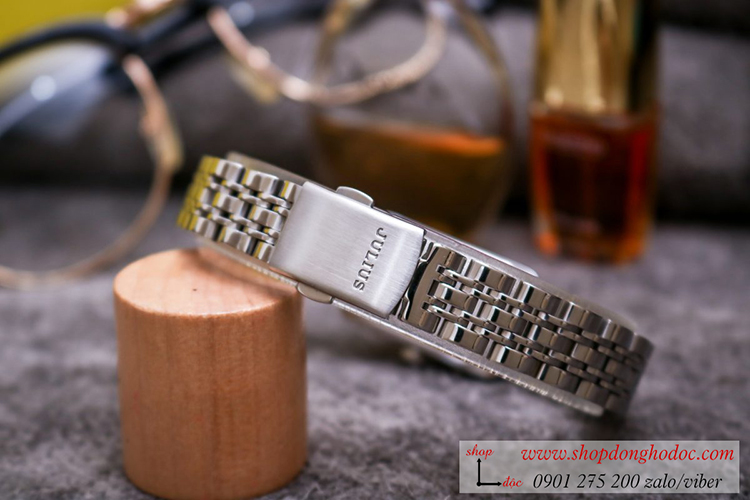 Đồng hồ nữ Julius Hàn Quốc JA 1252A dây kim loại bạc mặt chữ nhật trắng hiện đại ĐHĐ28603 Đồng hồ nữ Julius Hàn Quốc JA 1252A dây kim loại bạc mặt chữ nhật trắng hiện đại ĐHĐ28603