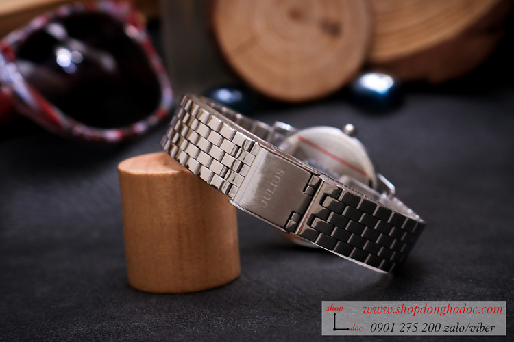 Đồng hồ nữ Julius JA 1265 dây kim loại mặt tròn bạc hiện đại ĐHĐ36401 Đồng hồ nữ Julius JA 1265 dây kim loại mặt tròn bạc hiện đại ĐHĐ36401