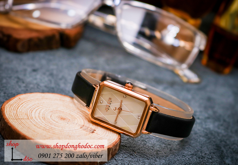 Đồng hồ nữ Julius Hàn Quốc JA 1280A dây da mặt chữ nhật khảm trai trắng sang chảnh ĐHĐ30301 Đồng hồ nữ Julius Hàn Quốc JA 1280A dây da mặt chữ nhật khảm trai trắng sang chảnh ĐHĐ30301