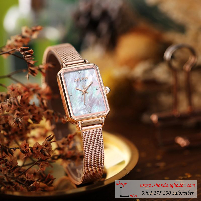 Đồng hồ nữ Julius Hàn Quốc JA 1280A dây kim loại mặt chữ nhật khảm trai trắng sang chảnh ĐHĐ30303 Đồng hồ nữ Julius Hàn Quốc JA 1280A dây kim loại mặt chữ nhật khảm trai trắng sang chảnh ĐHĐ30303