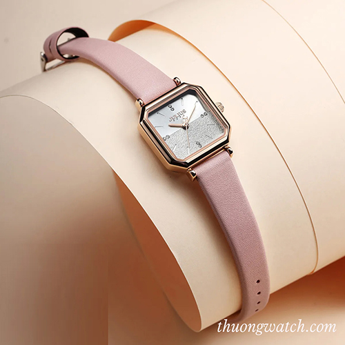 dong-ho-nu-julius-ja-1370-day-da-mat-vuong-size-nho-hong-pastel-dhd42502