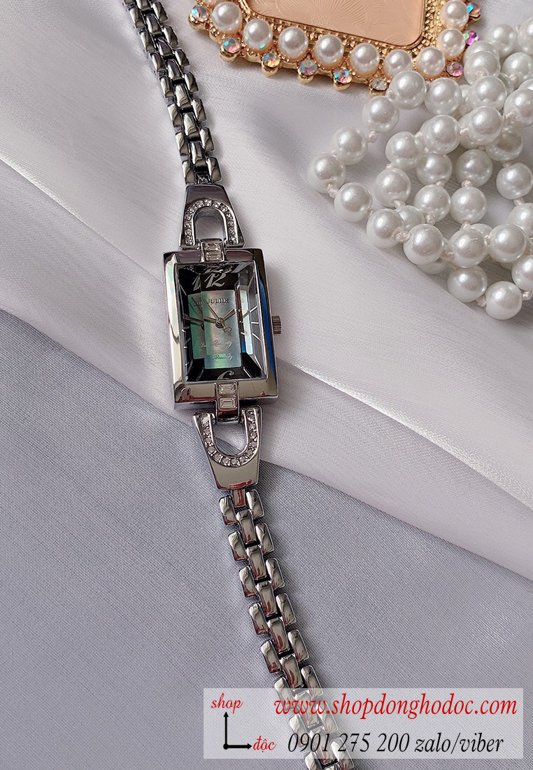 Đồng hồ nữ Hàn Quốc Julius JA 443A dây kim loại mặt chữ nhật xanh đen cá tính ĐHĐ31201 Đồng hồ nữ Hàn Quốc Julius JA 443A dây kim loại mặt chữ nhật xanh đen cá tính ĐHĐ31201