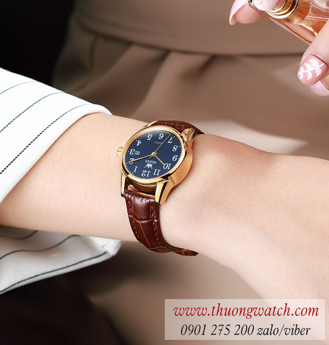 dong-ho-nu-olevs-day-da-mat-tron-nho-xanh-sanh-dieu-dhd32202