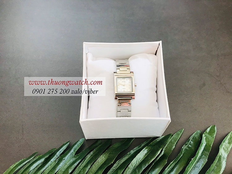 Đồng hồ nữ Skmei dây kim loại bạc mặt vuông bạc thanh lịch ĐHĐ26701