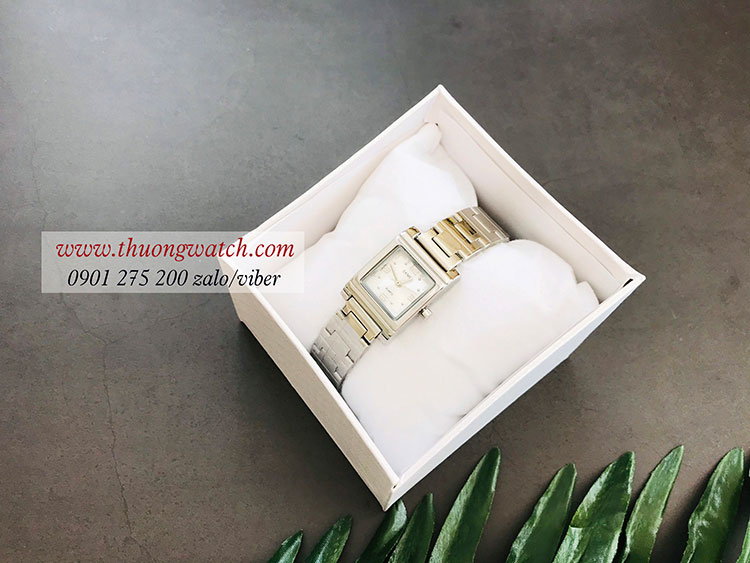 Đồng hồ nữ Skmei dây kim loại bạc mặt vuông bạc thanh lịch ĐHĐ26701