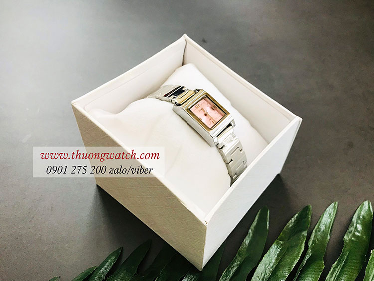 Đồng hồ nữ Skmei dây kim loại bạc mặt vuông hồng nhẹ nhàng ĐHĐ26702 Đồng hồ nữ Skmei dây kim loại bạc mặt vuông hồng nhẹ nhàng ĐHĐ26702